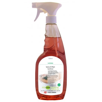 Spray & Wipe Sanitiser - 750ml - 1 x 6